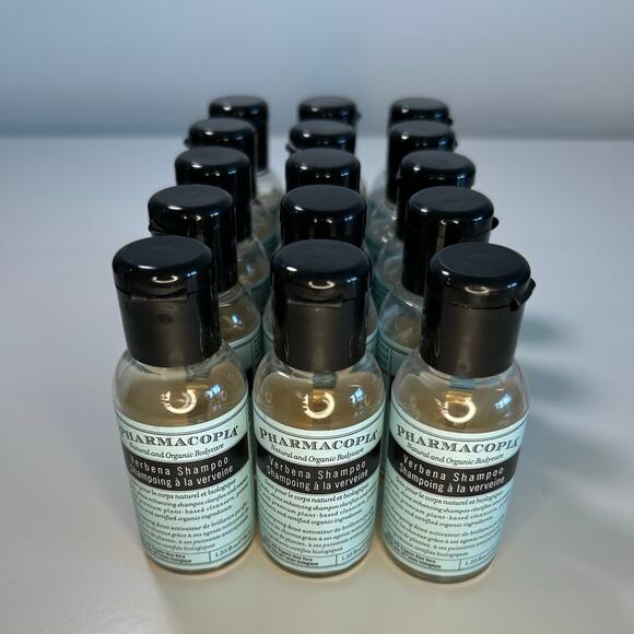 LOT of 15 Pharmacopia Natural & Organic Verbena Shampoo 1.25fl oz Travel Size - Picture 6 of 6